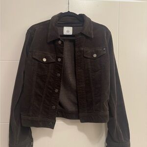 AG Adriano Goldschmied Dark Brown Corduroy Jacket